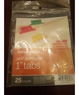 Office Depot Self-Adhesive 1&quot; Tabs 25 Count - $21.54 CAD
