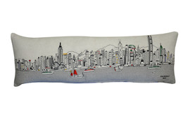 14" X 45" Cream Hometown Pride Wool Lumbar Throw Pillow - $165.99