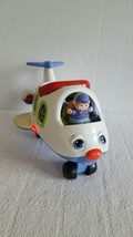 2005 Fisher Price Little People Lil Movers Airplane / Pilot &amp; Passengers/ Sounds - £18.87 GBP