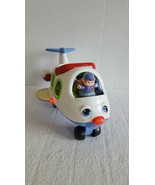 2005 Fisher Price Little People Lil Movers Airplane / Pilot &amp; Passengers... - £18.84 GBP