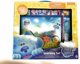Blue&#39;s Clues Learning Set Stickers, ABC &amp; 123 Writing Sheets, &amp; Pencils - £55.54 GBP