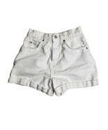 Levi&#39;s 954 Shorts Womens Size 5 White Regular Fit High Rise Roll Cuff Or... - $47.07 CAD
