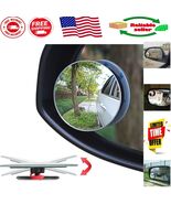 Waterproof Wide Angle Blind Spot Mirrors - Clear Reflection &amp; Easy Insta... - $23.90 CAD