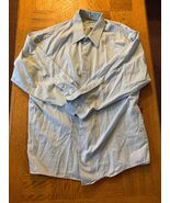 Mens Van Heusen Button Down Shirt Size 17.5-32/33 0104 - €25,47 EUR