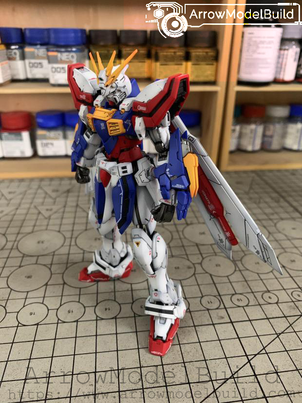 God Machine Model Kit ArrowModelBuild God Gundam (Shaping) Built & Painted RG 1/144 Model Kit ...