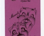 Julia&#39;s Oyster Bar Mardi Gras Menu - $17.82