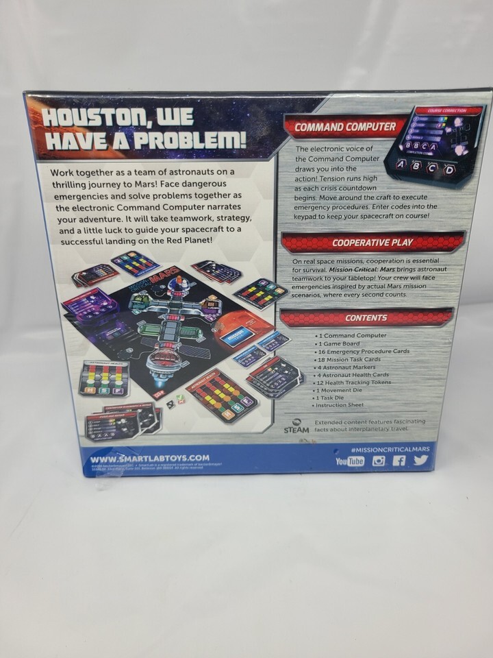 SEALED SMART LAB MISSION CRITICAL: MARS BOARD GAME Item image 2