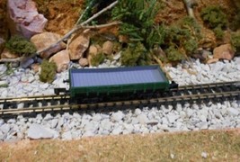 N Scale Lot: Arnold Rapido Flat Car + Tank #0497; Vintage Model Railroad Train - £17.17 GBP