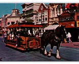 Walt Disney World Main Street USA Trolley Ride 0111-0360 Chrome Postcard... - £2.28 GBP