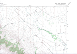 Price Creek, Montana 1968 Vintage USGS Topo Map 7.5 Quadrangle Topographic - £18.80 GBP