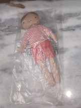 Cloud Island Plush Cloth Doll Boy Red White Striped Clothes 12.5&quot; Brand New - £7.75 GBP