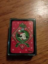 Happy Holidays With Mickey Mini Deck Playing Cards New in Package Disney Mouse - £4.74 GBP