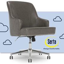 Serta Leighton Home Office Chair with Memory Foam, Height-Adjustable Desk Accent - £258.89 GBP