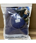 2-PACK Vivitar Inflatable Neck Pillow W/ Built In Hand Pump Travel Pillo... - $6.67