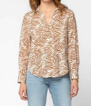 Velvet Heart eleni shirt in Ecru Zebra - $52.00