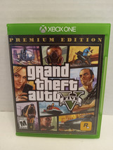Microsoft Xbox One Grand Theft Auto V 5 Premium Edition 2019 GTA CASE ONLY - $3.50