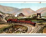 Gardiner Railroad Station Yellowstne Park Haynes 183 UNP WB Postcard S8 - $19.30