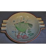 MID CENTURY DESIGN Villeroy &amp; Boch ART POTTERY Ashtray w/ FISH DESIGN - $29.69