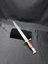 Old Spanish American War U.S. Krag 1898 Rifle Bayonet Fighting Knife Soldier - $158.94