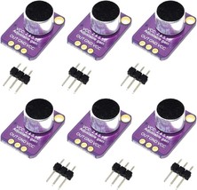 Blue Board Breakout Adjustable Gain 6 Pcs Max4466 Electret Microphone Am... - $663.24 MXN