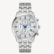 Bulova Men's Sutton Silver Dial Watch - 96B404 - $470.25 Bulova Men's Sutton Silver Dial Watch - 96B404 - $470.25
