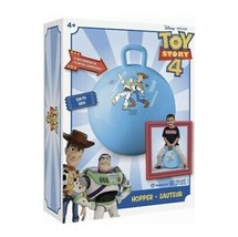 Toy Story 4 Kids Hopper Ball With Handle Blue Buzz and Woody Disney Pixar NEW - £16.18 GBP