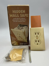 Vintage Hidden Wall Safe Outlet Receptacle - NOS - $19.75