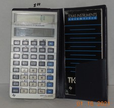 Vintage Texas Instruments TI-36 Solar Scientific Calculator With Case ma... - $24.75