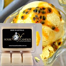 Passion Fruit Ice Cream Eco Soy Wax Candle Wax Melts Clam Packs Hand Poured - £11.01 GBP+