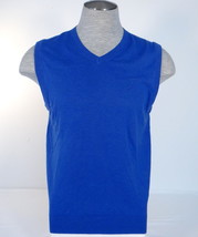 Men&#39;s Nautica Sweater Vest Blue Knit Sleeveless Men&#39;s Medium M S33205 - $59.39