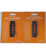 Set of 2 Alligator V-Brake Shoe Block &amp; Pins Black For Alloy Rims Length... - $226.75 MXN