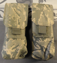 2 QTY ABU AIRMAN BATTLE DOUBLE MAGAZINE AMMO POUCH TIGER STRIPE CAMOUFLA... - $24.46 CAD