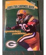 Green Bay Packers Football NFL 2003 Fan Savings Book - $288.59 MXN