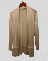 NIC+ZOE Silk Blend Cardigan Open Front Long Sleeve Size Small - $24.74