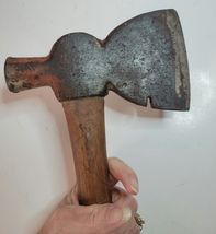 Vintage Hatchet/Axe Wood V Notch and Wood Handle image 4
