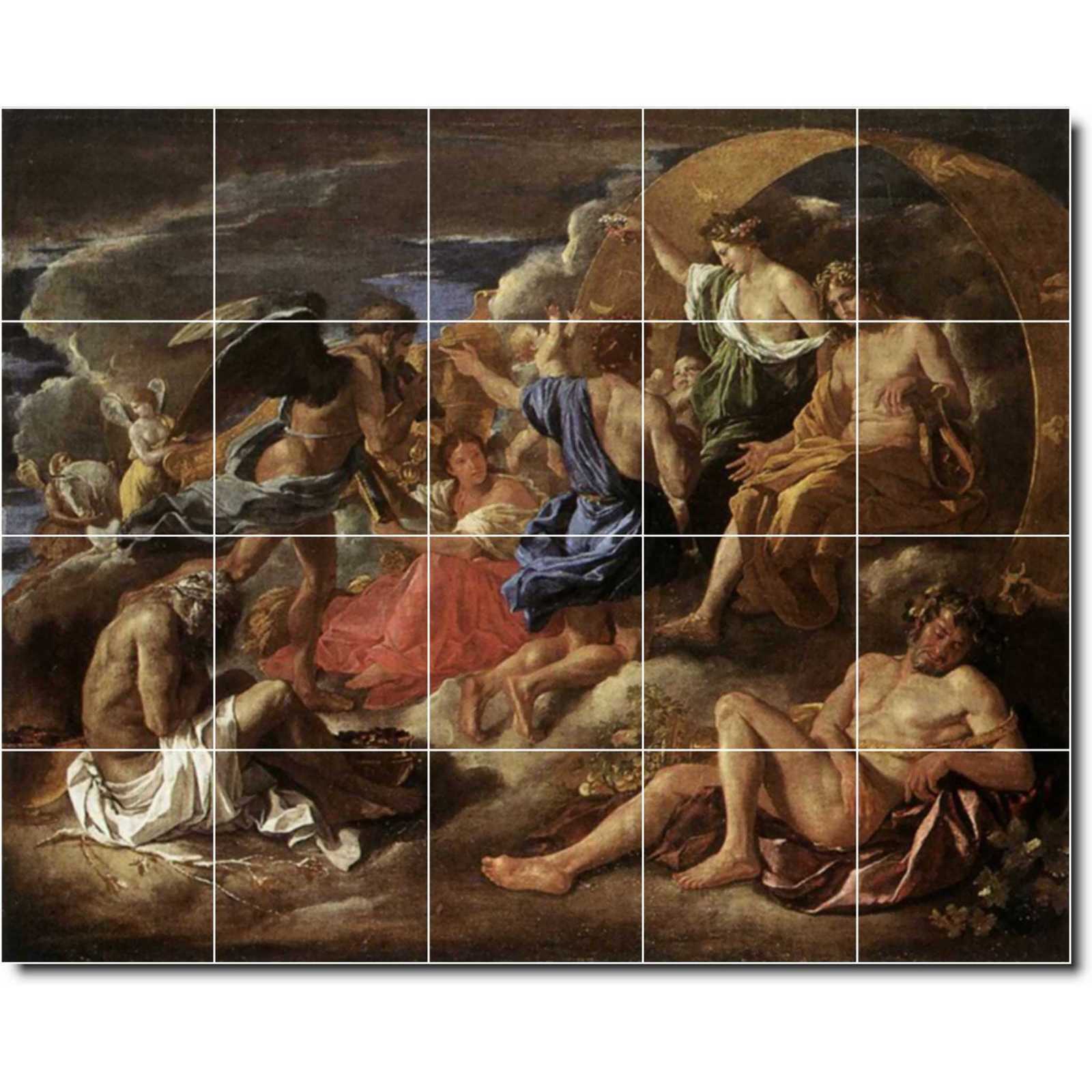 Poussin nicolas helios and phaeton with saturn and the four seasons