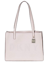 DKNY Commuter Pebble Leather Logo Tote-Lavender - £111.64 GBP