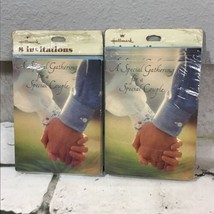 Vintage Hallmark Invitations Lot Of 2 Packs Of 8 Special Couple Wedding - $11.88