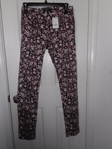Women&#39;s MNG Navy Floral Trouser Pants Size 2 NEW $60 - $26.70