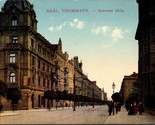 Královské Vinohrady Street Vue Prague République Tchèque 1912 DB Postale L1 - £5.74 GBP