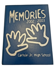 Yearbook Carlisle Iowa IA Jr Hig School Book Wildcat No Writing Annual 2002 2003 - £24.48 GBP