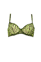 Agent Provocateur Womens Bra Non Padded Printed Elegant Green S - £71.31 GBP