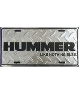 Metal Plate Hummer Like Nothing Else Diamond Plate - $9.36 CAD