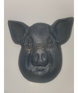 Cute Pig Face Carved in Wood - $520.24 MXN