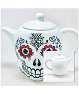 Lucky SKULL Tea/Coffee Pot by (Accoutrement) - £22.52 GBP