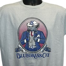University of Kentucky Wildcats Vintage 80s T Shirt NCAA UKY Bluegrass Cat Large - £56.97 GBP