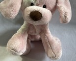 8&quot; BABY GUND SPUNKY PINK WHITE Spotted Puppy Dog Plush Stuffed lovey Toy - £39.77 GBP