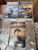 Free Willy, Free Willy 2 The Adventure Home Free Willy 3 The Rescue VHS ... - $34.79 CAD
