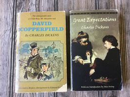Lot of 2 Charles Dickens books - David Copperfield and Great Expectations - £7.41 GBP