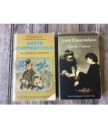 Lot of 2 Charles Dickens books - David Copperfield and Great Expectations - £7.38 GBP